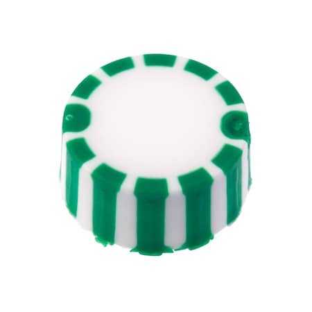 Celltreat CAP ONLY, Green Screw Top Micro Tube Grip Cap W/O-Ring, Non-sterile, PK1000 230840G